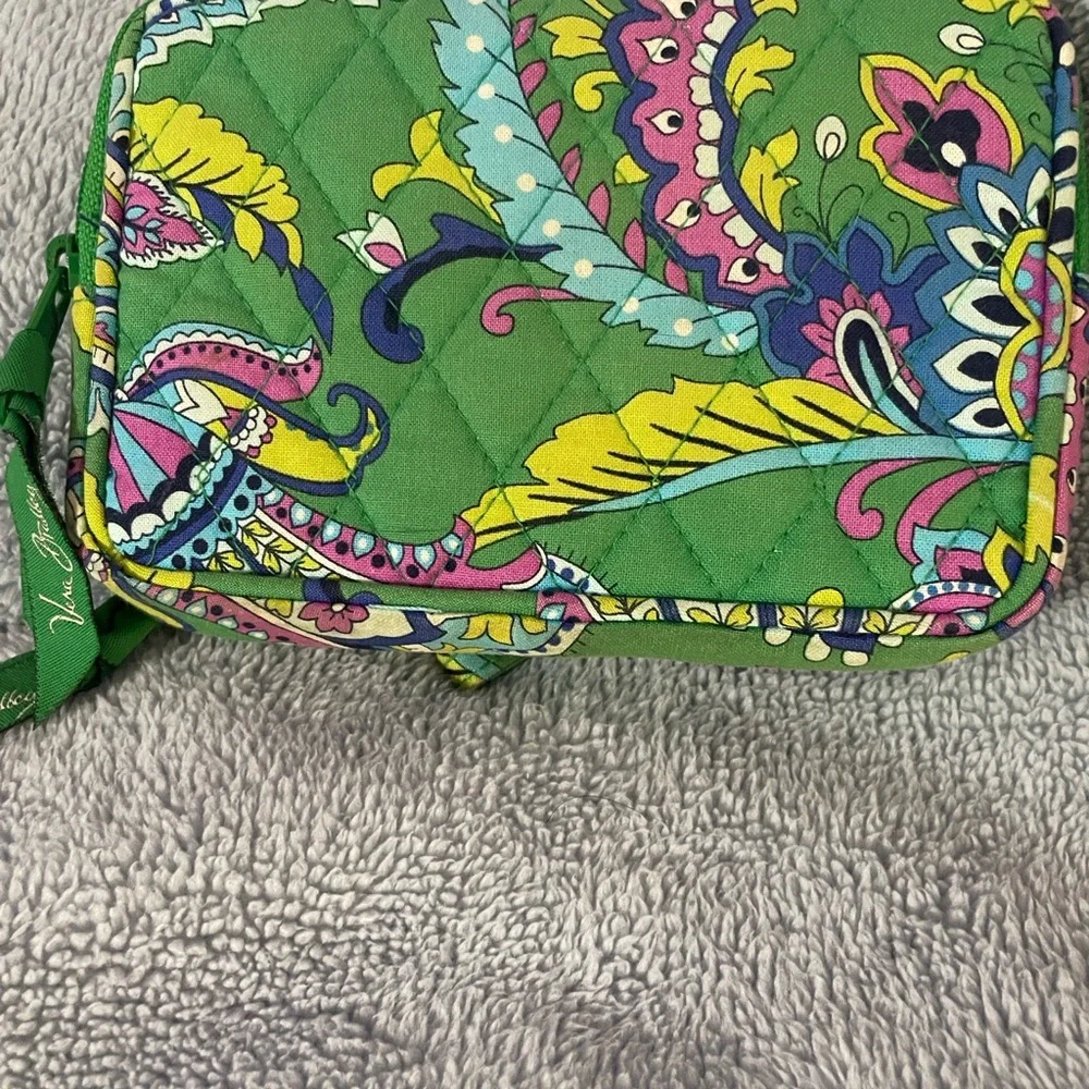 Vera Bradley “Emerald Paisley”Retired all in one Wristlet